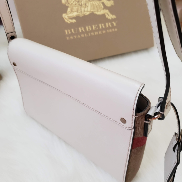 Burberry Canvas Checked Crossbody - Picture 2 of 7
